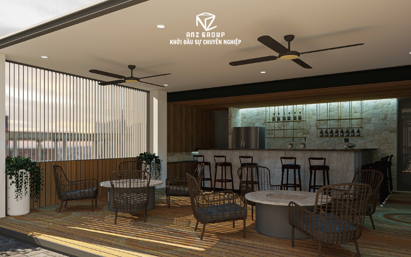 Dự án 3D coffee do ANZ thi công