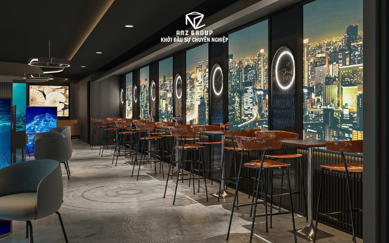Dự án 3D coffee do ANZ thi công