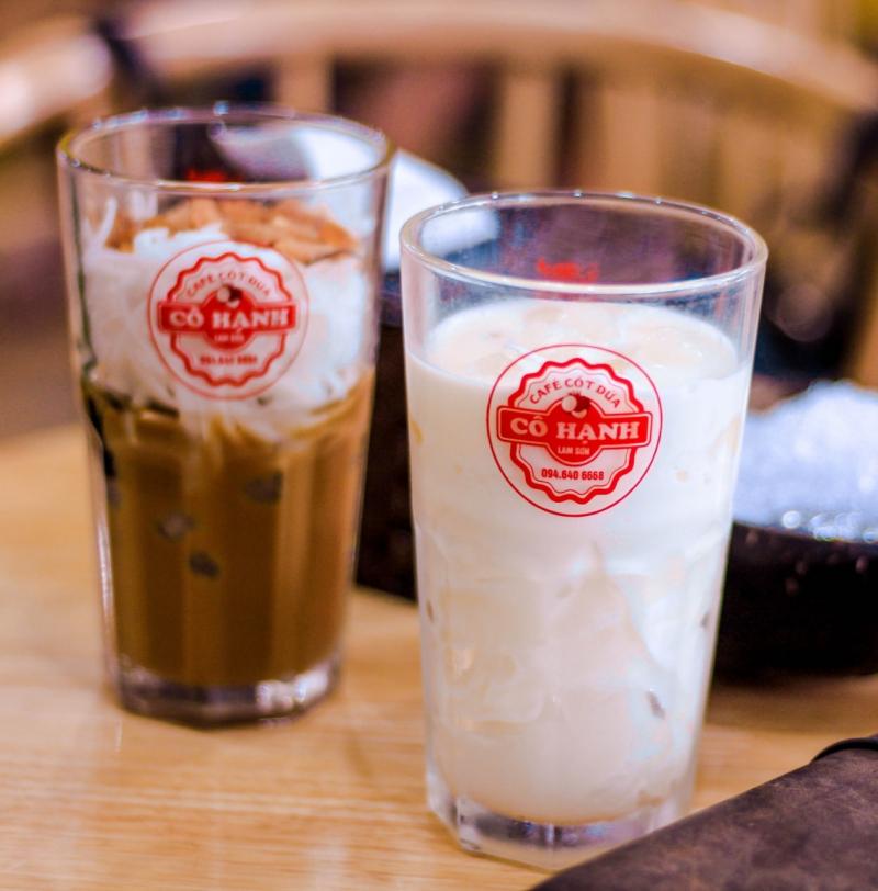 Cafe cốt dừa cô Hạnh - Hà Nội